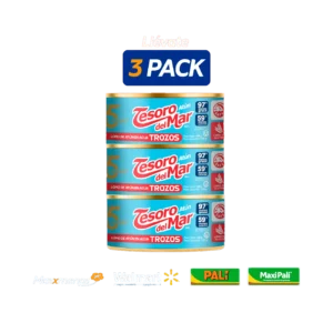 3PACK Atún Tesoro del Mar Trozos En Agua